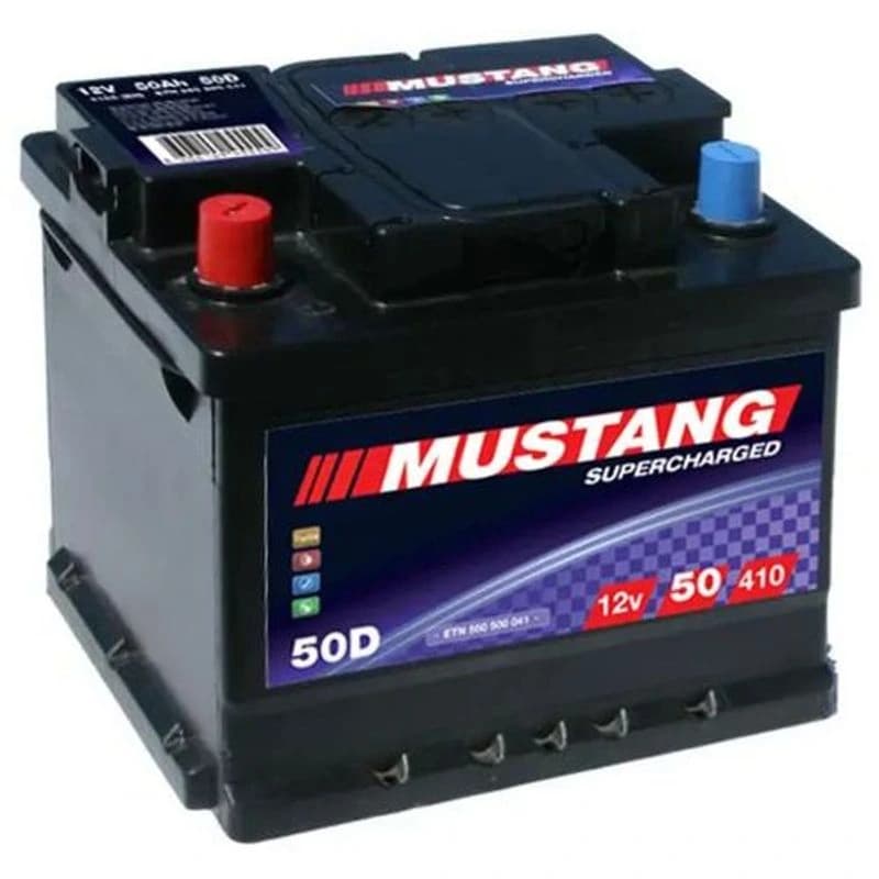 MUSTANG Akumulator, 12V 50Ah, +L