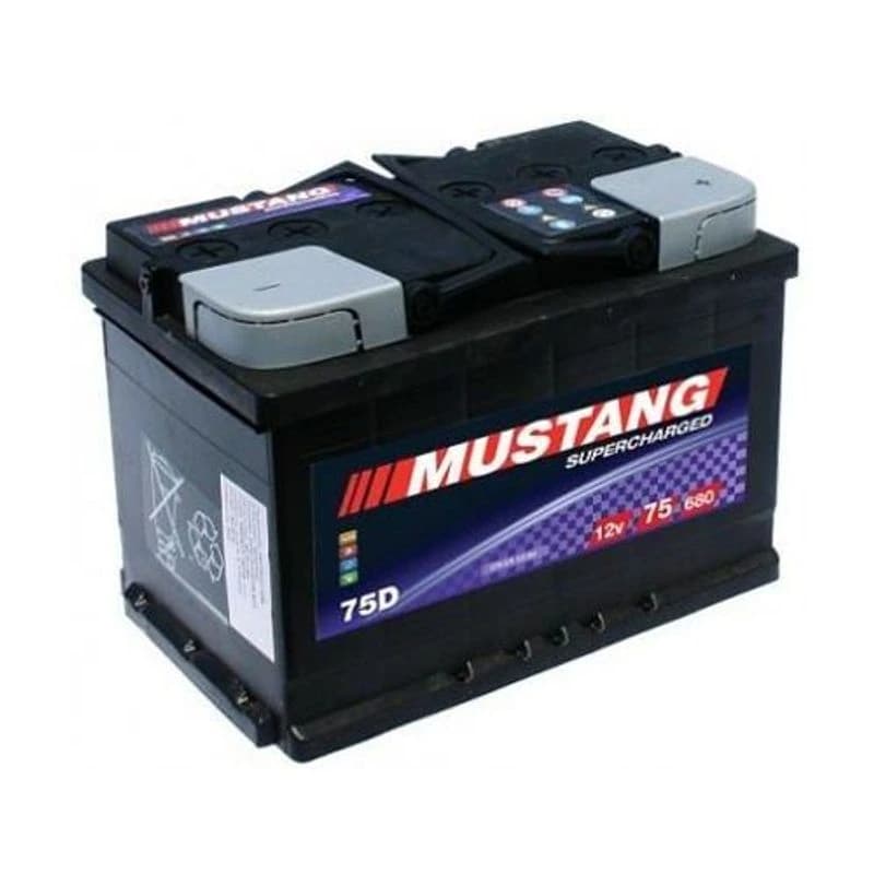 MUSTANG Akumulator, 12V 75Ah, +D
