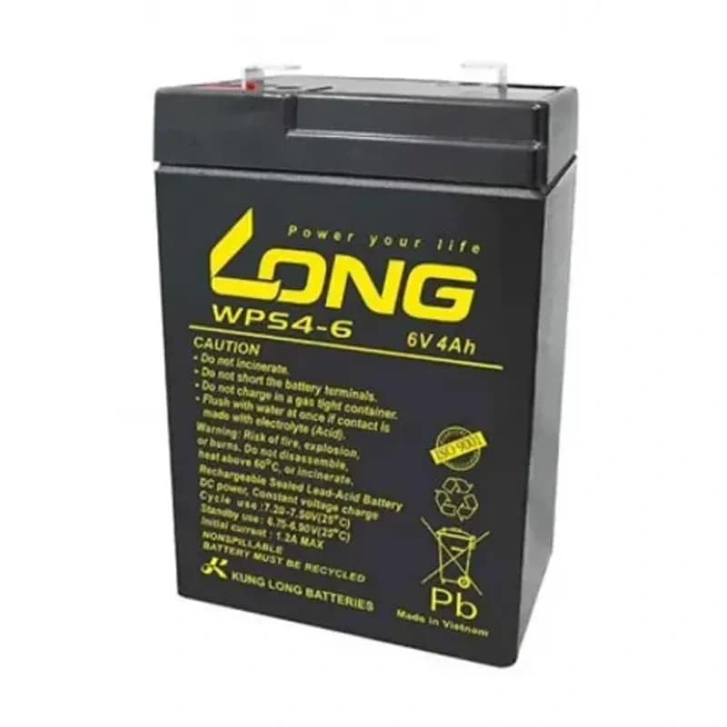 LONG Akumulator stac. 6V 4AH, WPS4-6 1432