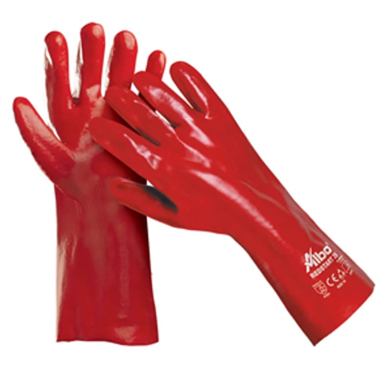 ALBO Rukavice, Red start blister, PVC, 35 cm vel.10