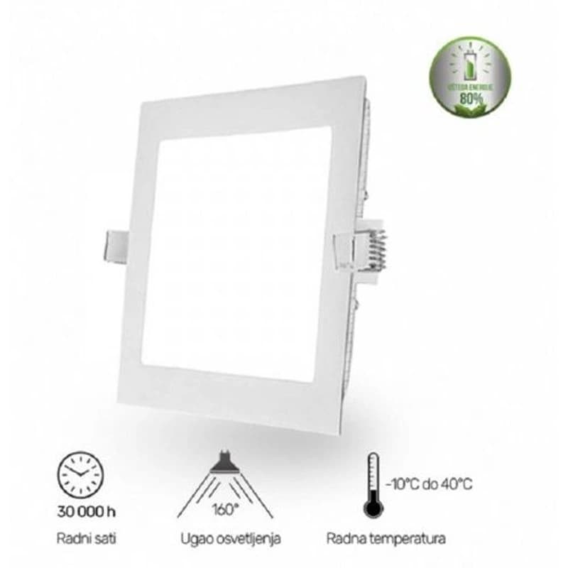 BBLINK LED panel U/Z KNS1-18 6500K beli