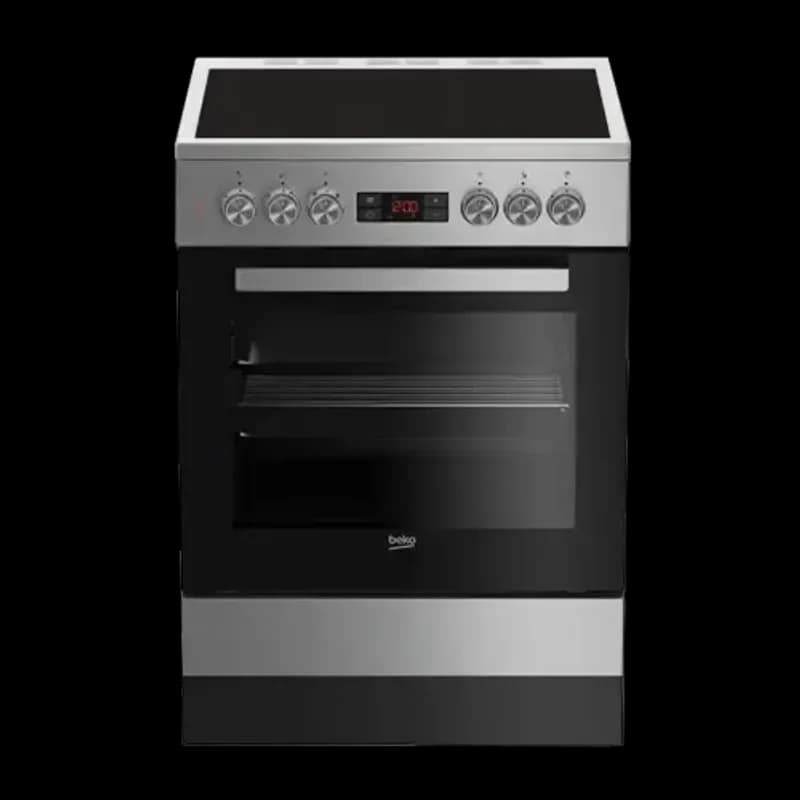Beko Električni šporet, 66 l, nerđajući čelik, FSE67310