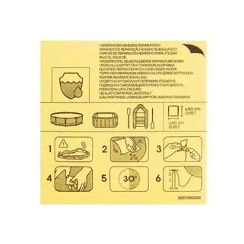 Bestway Zakrpa za bazen,6.5x6.5 cm
