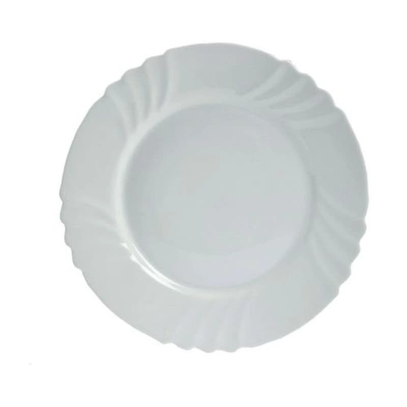 BORMIOLI ROCCO Plitki tanjir Ebro, 25 cm, beli, 402810 