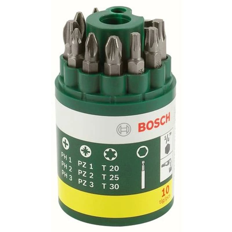 Bosch 10-delni set bitova odvrtača