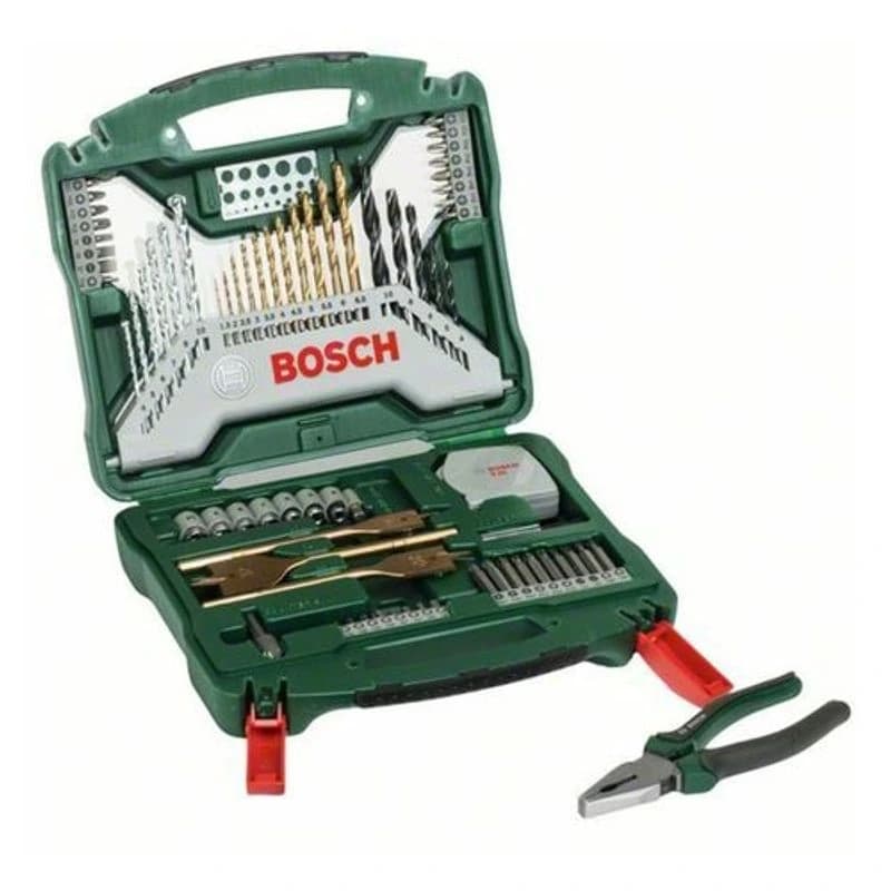 BOSCH 73-delni X-Line set kofera sa priborom i kleštima