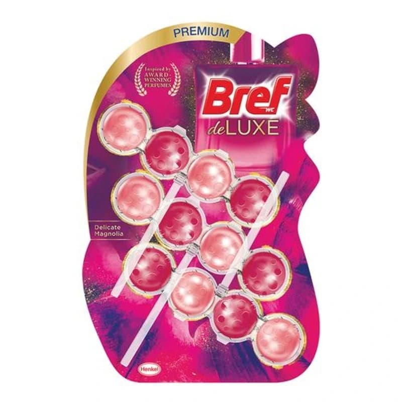 Bref WC Osveživač DeLuxe Magnolia, 3x50 g