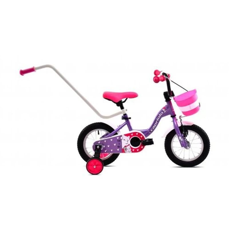 CAPRIOLO Bicikl, Viola, 12", ljubičasto-pink