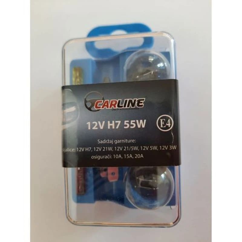 CAR LINE Garnitura sijalica, H7, 12 V 55 W