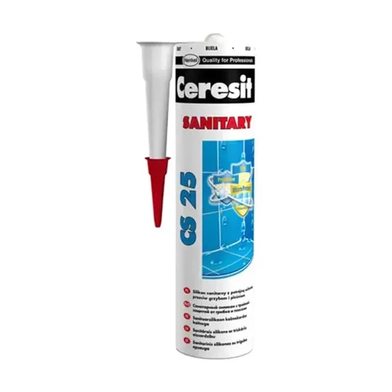 CERESIT Sanitarni silikon, 280 ml, providan, CS25