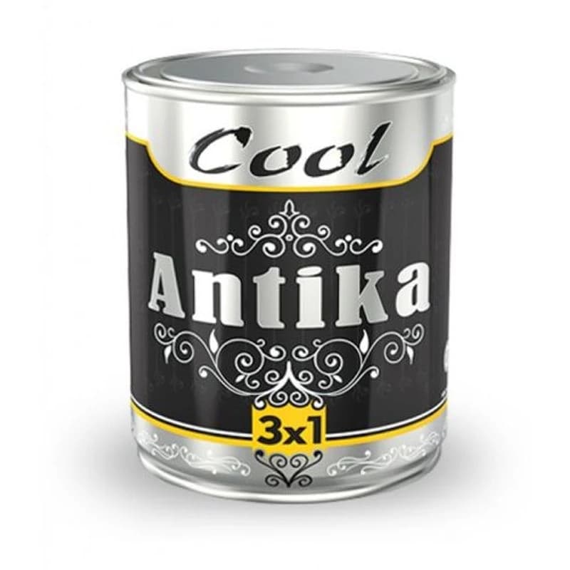 COOL Boja za metal, 3u1, Antika, crna, 0.75 l