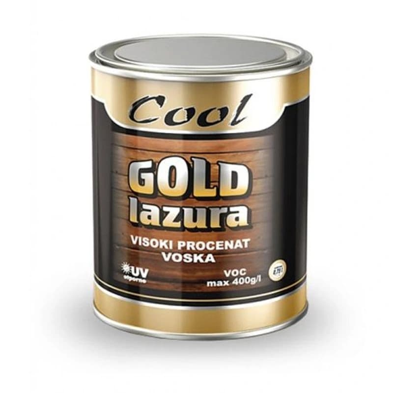 COOL Gold lazura, hrast 0.75 l