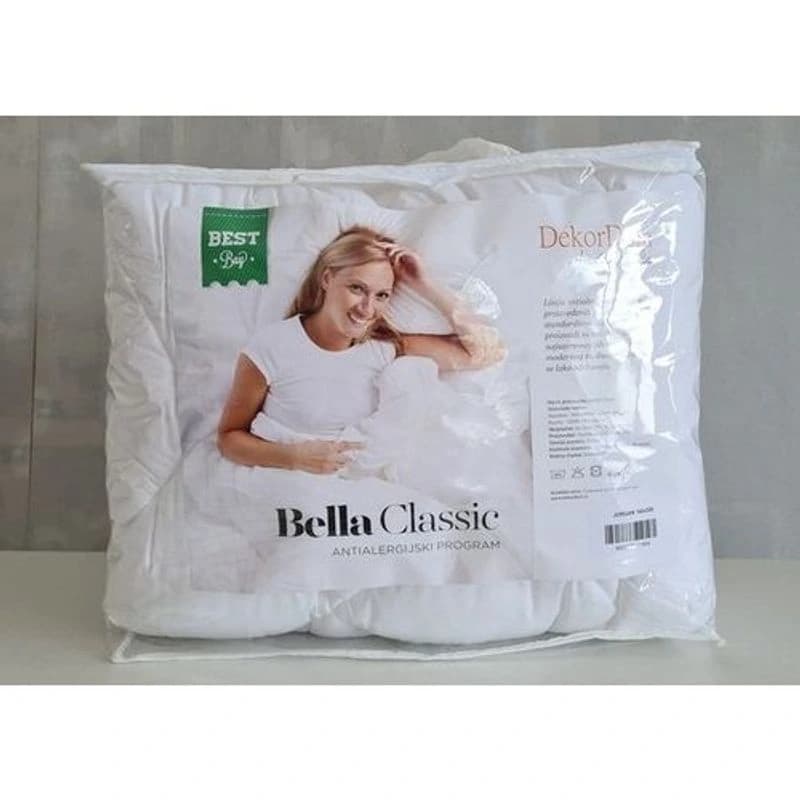 DekorDom Jorgan, 200x200 cm, beli, Bella Classic