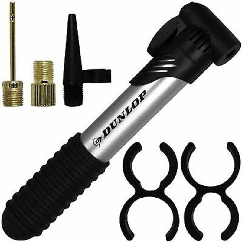 DUNLOP Pumpa za bicikl, 3 adaptera