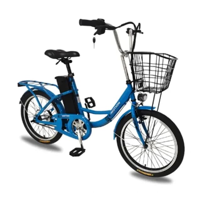 E-MOTION Električni bicikl MINI, plavi