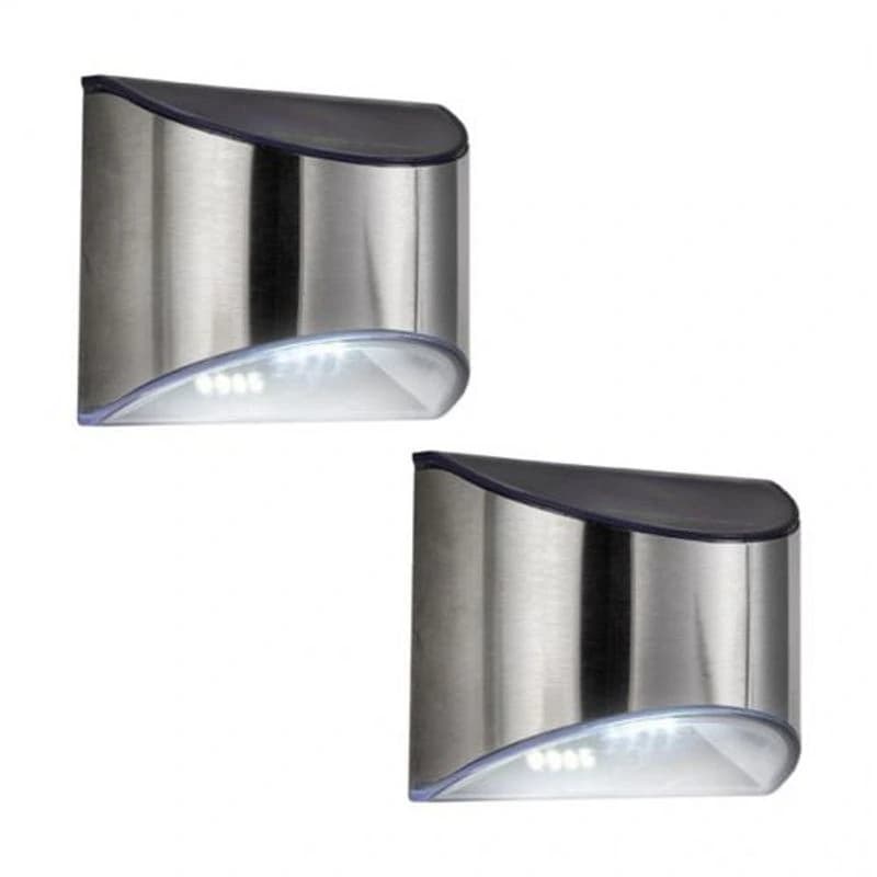 ELEMENTA Nazidna solarna lampa, 2 kom, ML-WS102