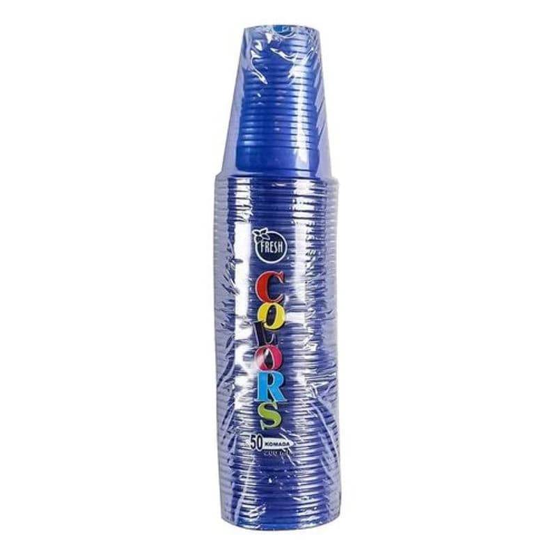 Fresh Plastične čaše, 0.2l, 50 komada, plave