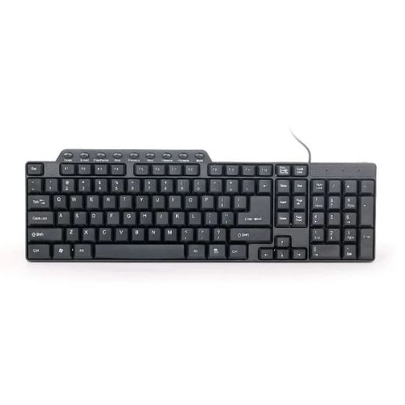 Gembird tastatura USB QWERTY Američki engleski Crno