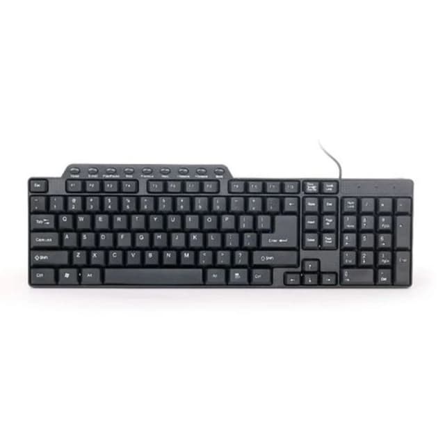 Gembird tastatura USB QWERTY Američki engleski Crno