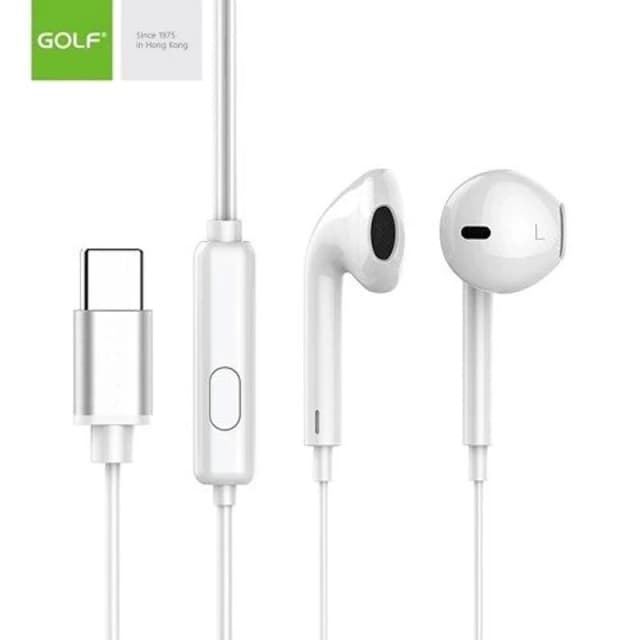 GOLF Slušalice za telefon, Type-C, M22, bele