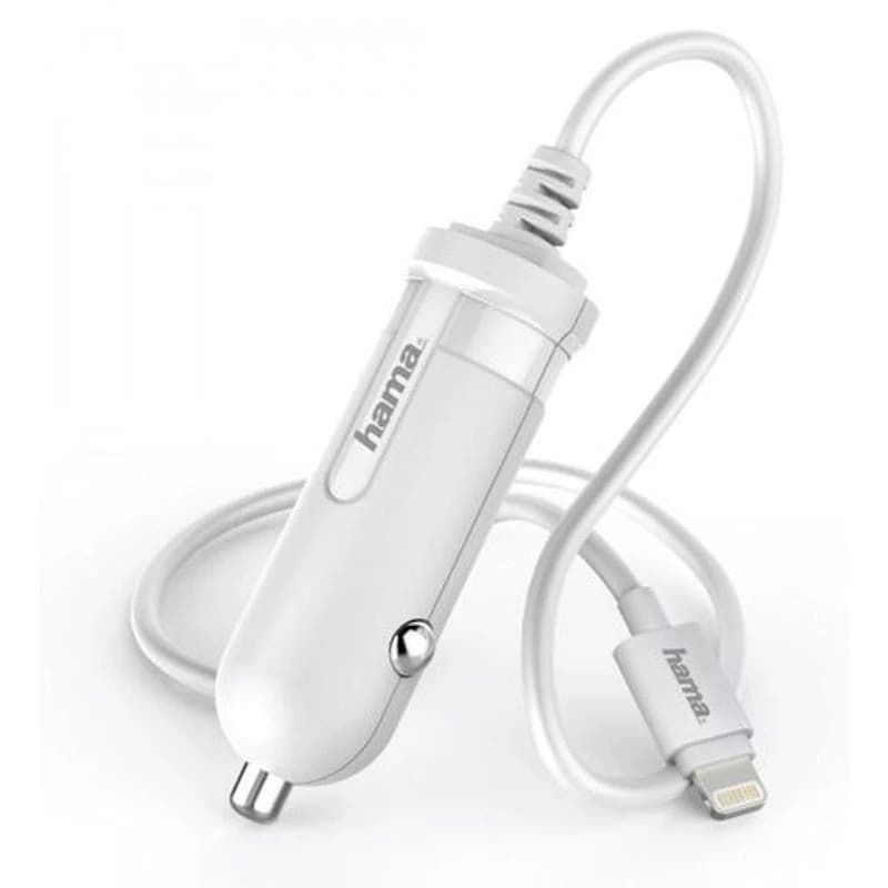 HAMA Auto punjač za Apple iPhone MFI 178303 2.4A, Beli