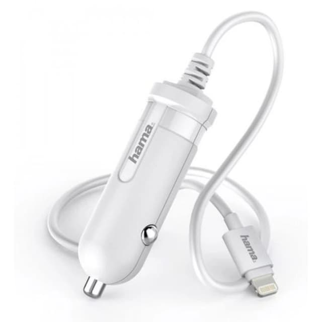 HAMA Auto punjač za Apple iPhone MFI 178303 2.4A, Beli