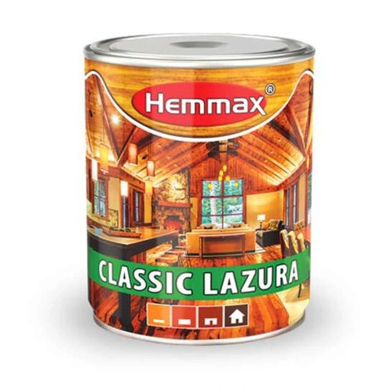 HEMMAX Boja za drvo, palisander, 0.75 l, Clasic Lazura
