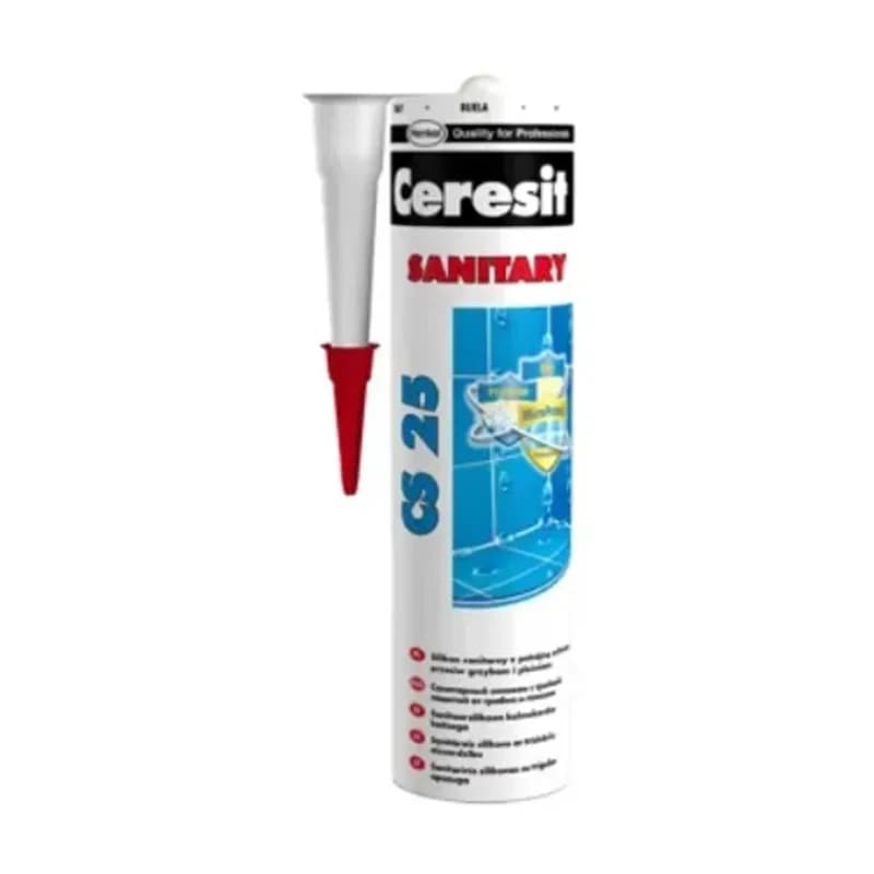 CERESIT Sanitarni silikon CS25TP, 280 ml, beli