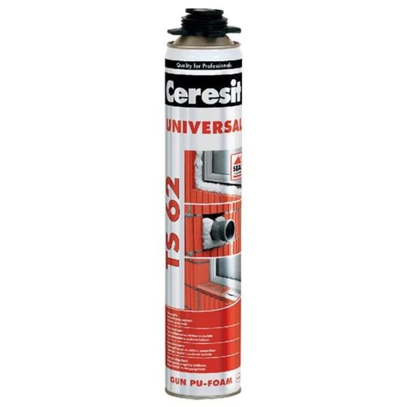 CERESIT Pištoljska pur pena, 750 ml, TS 62