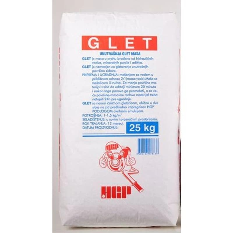 HGP Glet unutrašnji  25 kg.