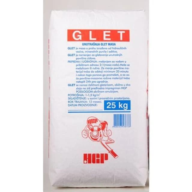 HGP Glet unutrašnji  25 kg.