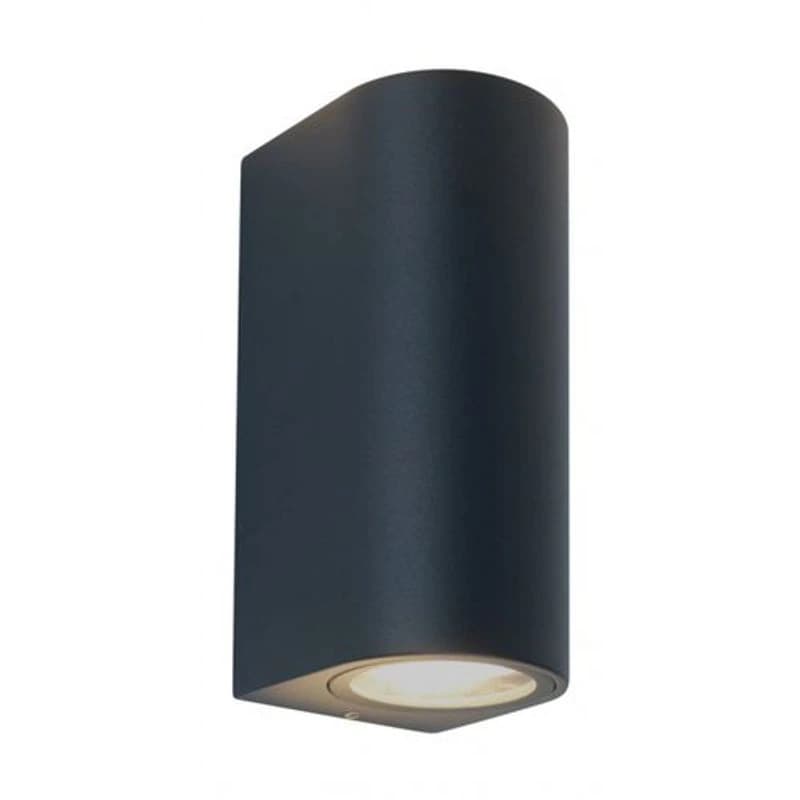 HOME LIGHT Zidna svetiljka, 2xGu10, IP65, tamnosiva, W10402
