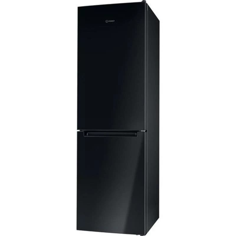 INDESIT Frižider, kombinovani, crni, LI8 S2E K 1
