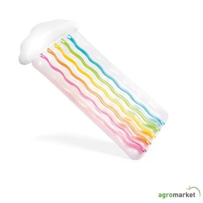 Intex Dušek za vodu, 180x86 cm, Rainbow cloud mat