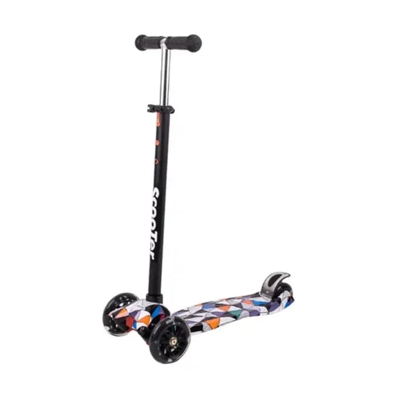 JUNGLE Trotinet za decu, Triangl, crni, MG014