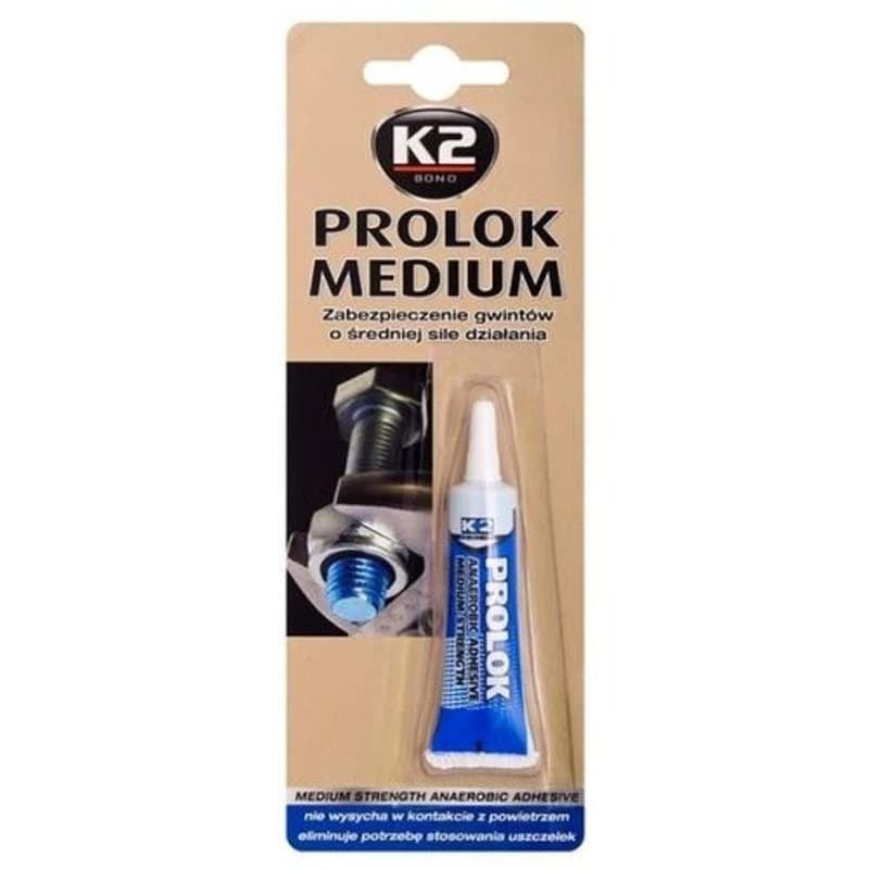 K2 Lepak za osiguranje navoja PROLOK MEDIUM 6ml plavi