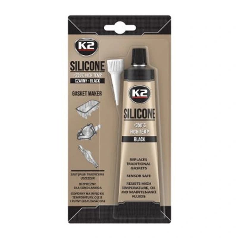 K2 Silikon, crni, 85 gr