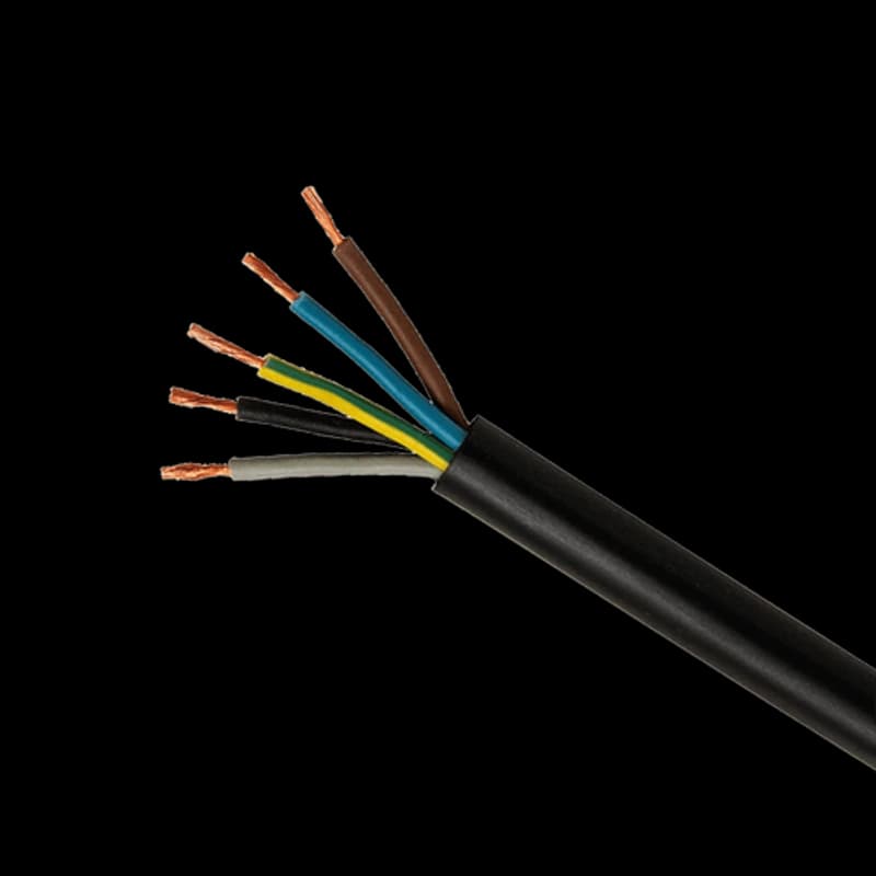 Kabl GG/JX 5x2.50 mm, licna crni