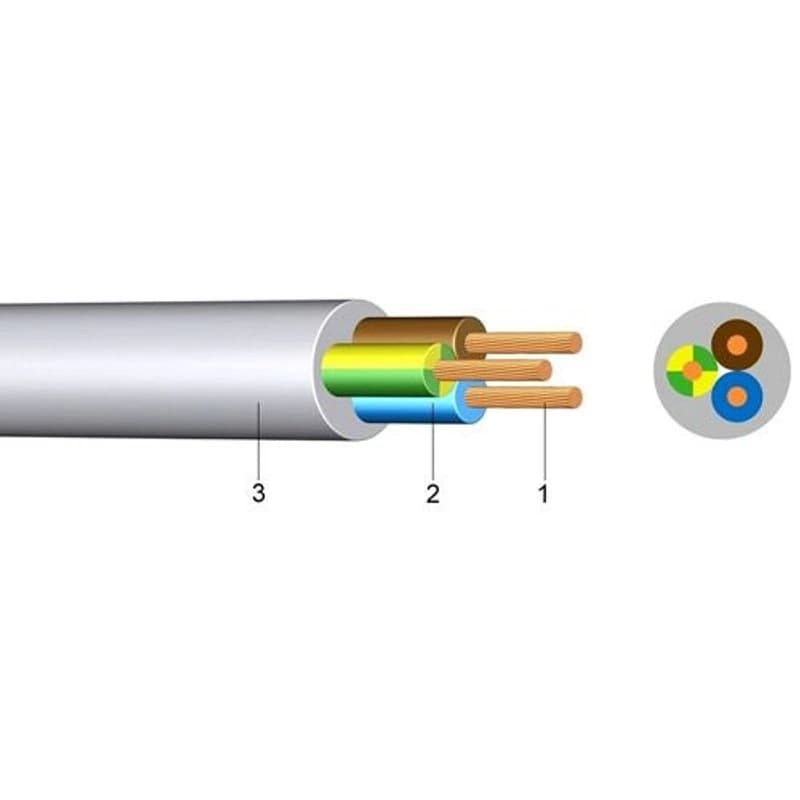 Kabl PP/L 3X0.75 H03VV-F 006711