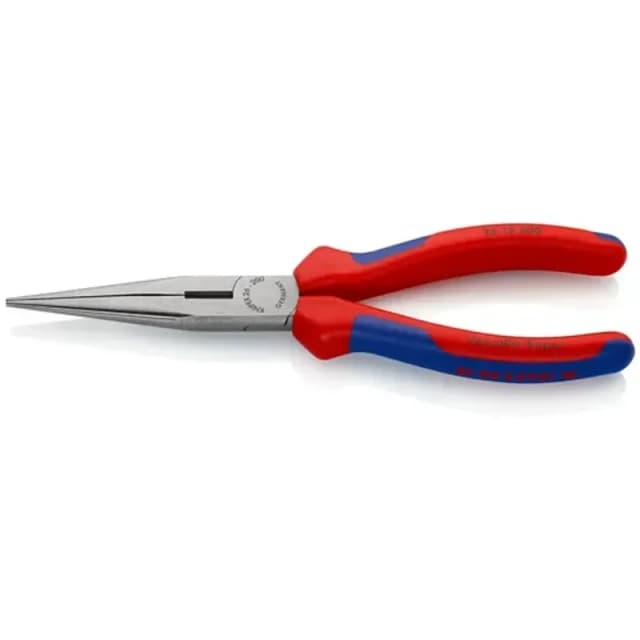 KNIPEX Klešta špic prava, 200 mm, 26 12 200 crvena