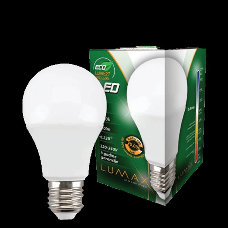 LUMAX Led sijalica, 9 W, 6500 K, ECO LUME27