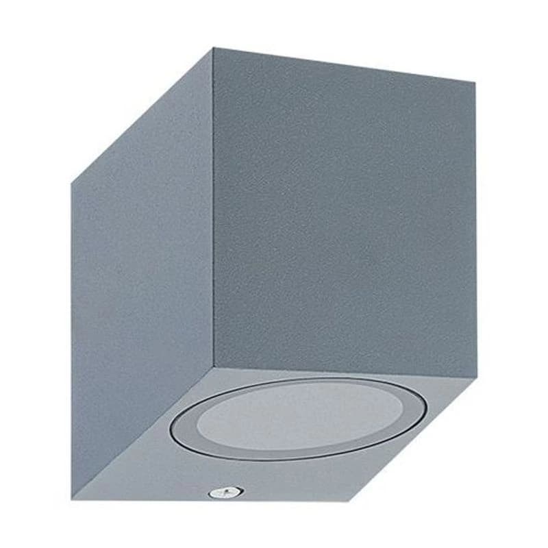 LYNCO Fasadna lampa kocka 1xGU10, siva