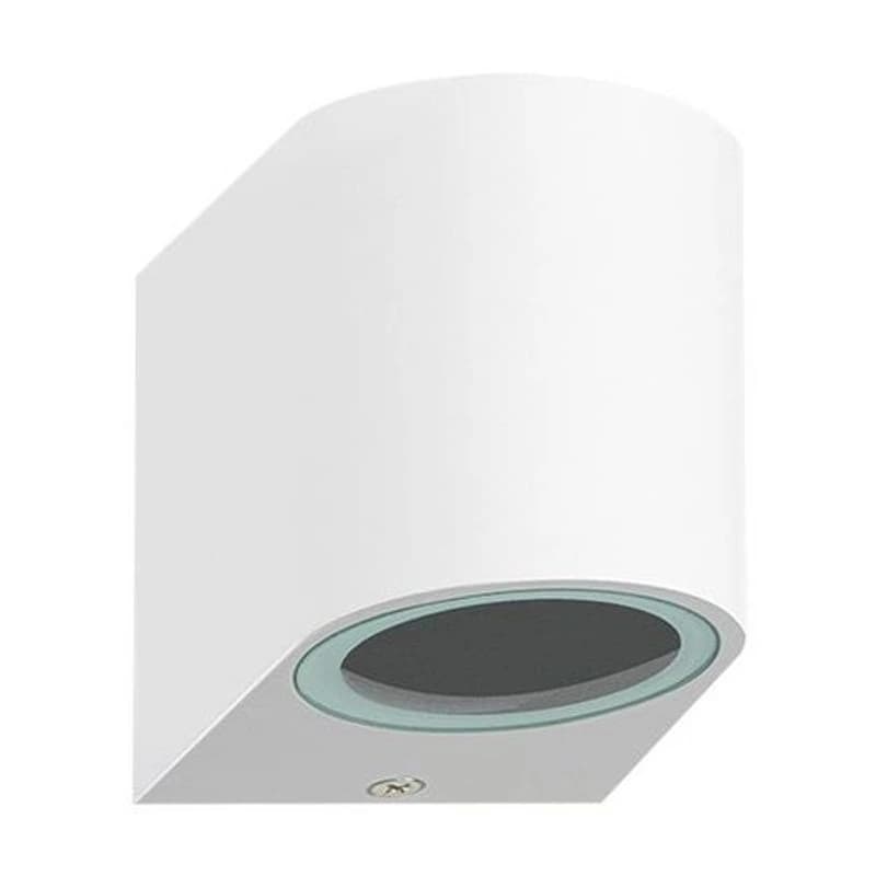 LYNCO Fasadna lampa krug 1xGU10, bela