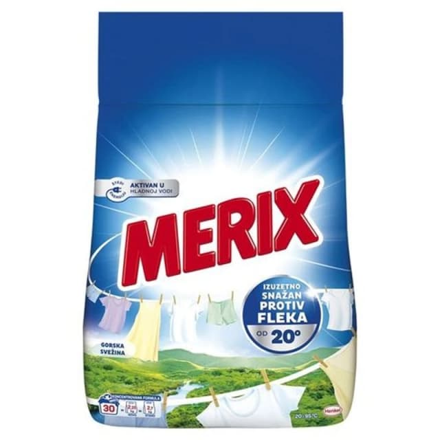 MERIX Prašak za pranje veša, 2,25 kg, Gorska svežina
