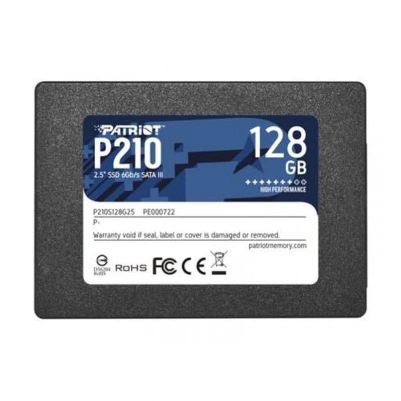 PATRIOT SSD, 2.5 SATA3, 128 GB, P210
