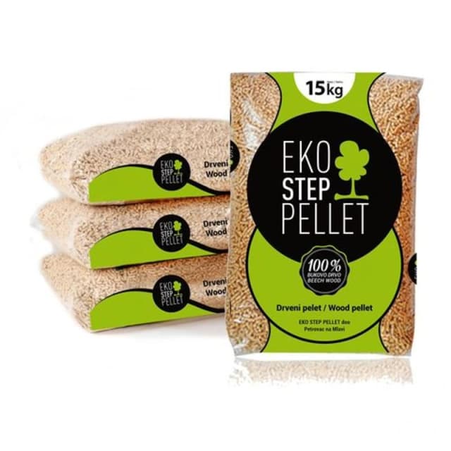 EKO STEP Pelet drveni, 15 kg