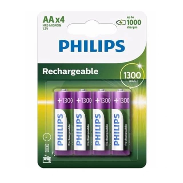 PHILIPS Baterija, AA 1.2V 1300 mAh, punjive 4 kom