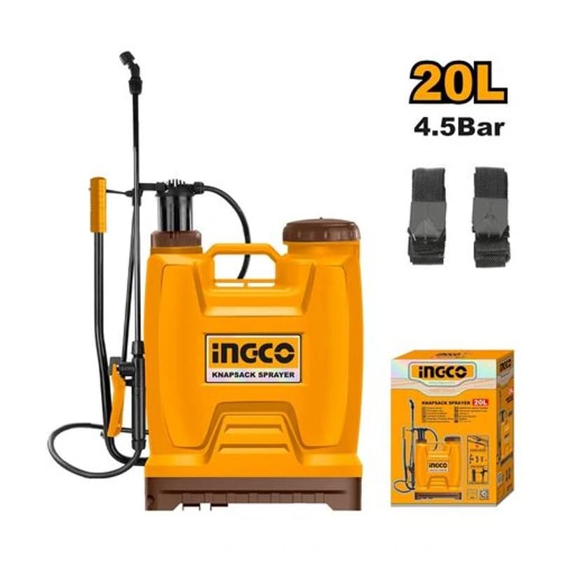 Ingco Ručna leđna prskalica, 20 l, 4,5 bara 884
