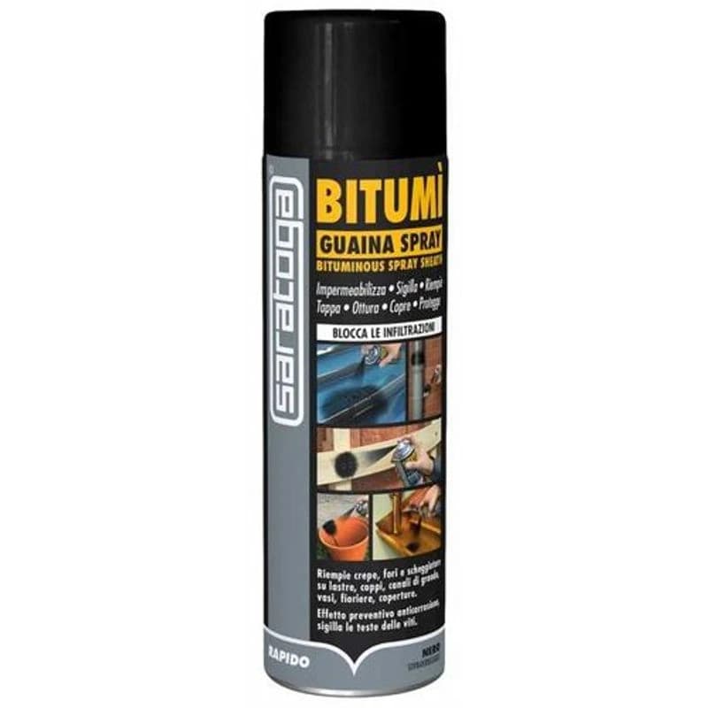 SARATOGA Sprej BITUMI 500 ml (tečni bitumen), crni