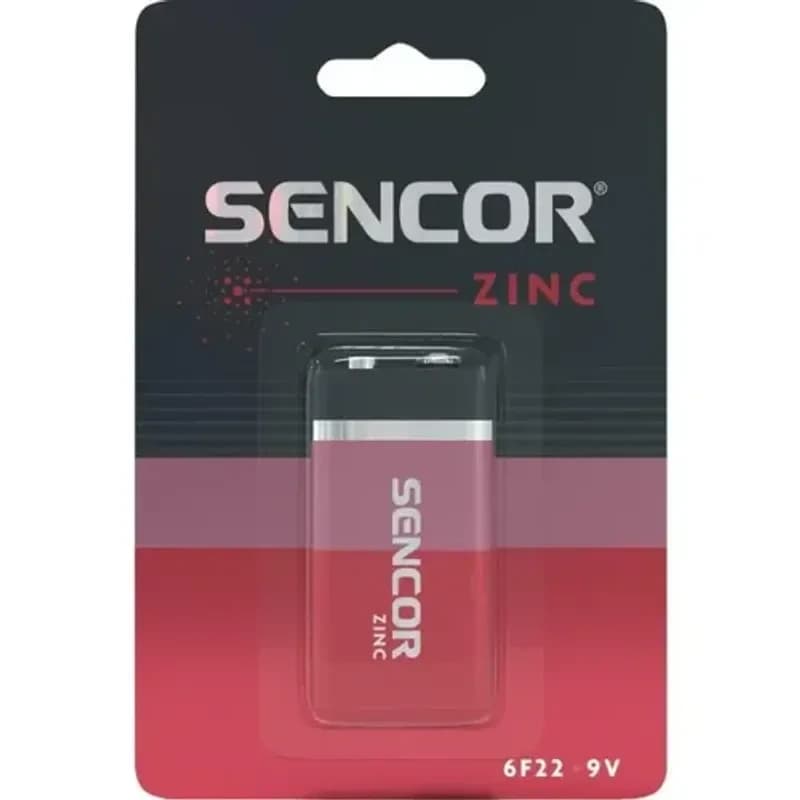 SENCOR Baterija cink karbon 6F22, 9 V